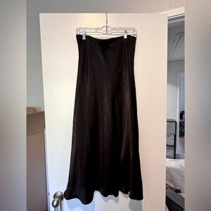 Boohoo Black Midi/Maxi Skirt